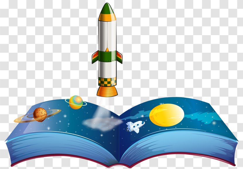 Book Planet Clip Art - Cover - Rocket Transparent PNG