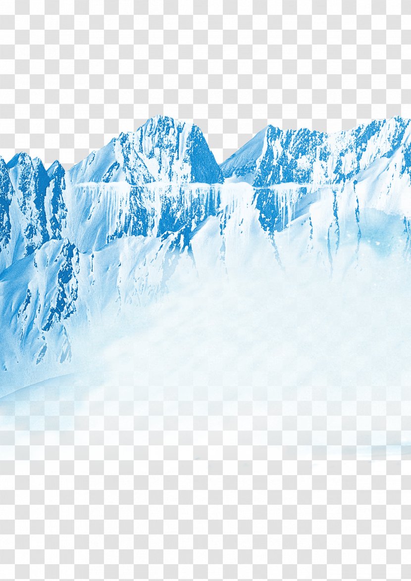 Iceberg Icon - Aqua Transparent PNG