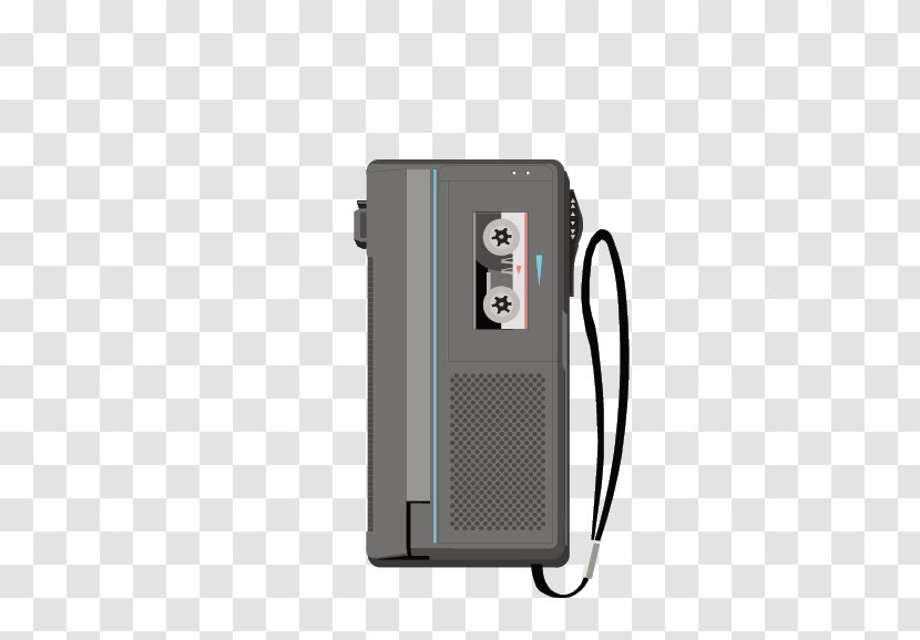 Drawing Tape Recorder Dictation Machine - Hardware - Radio Vector Transparent PNG