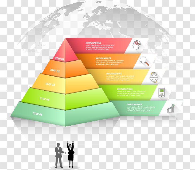 Infographic Project Diagram - Shutterstock - Pyramid Transparent PNG