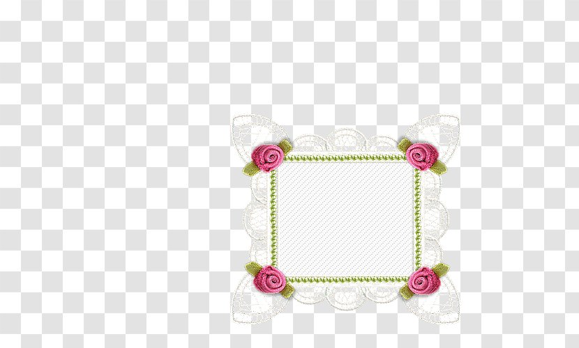 Pink M Picture Frames Rectangle Pattern - Dentelle Transparent PNG