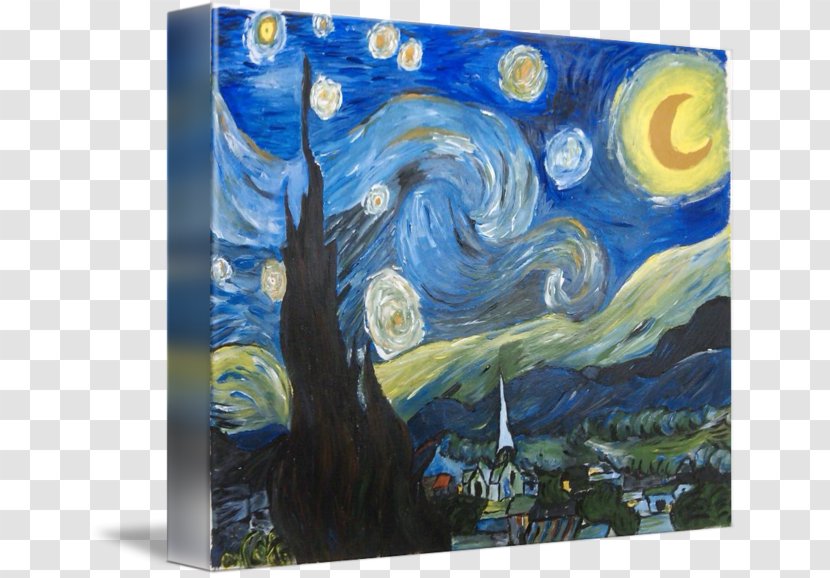 Painting Acrylic Paint Modern Art - Van Gogh Transparent PNG