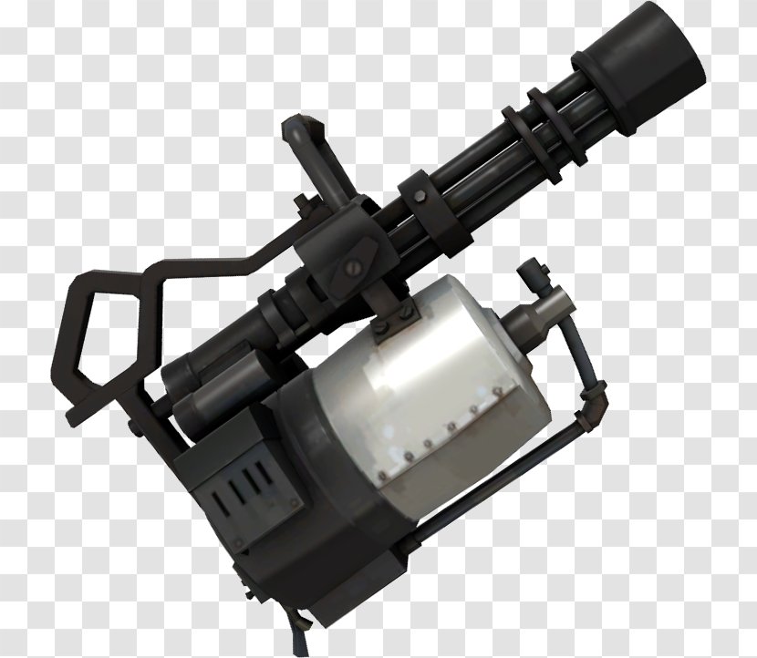 Team Fortress 2 Half-Life 2: Episode One Classic Minigun - Gun - Weapon Transparent PNG
