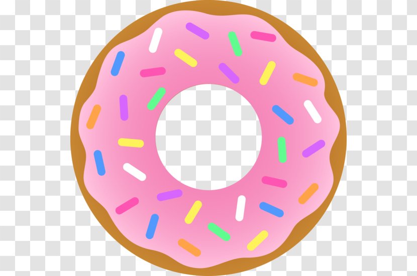 Coffee And Doughnuts Clip Art - Pattern - Donut Transparent PNG