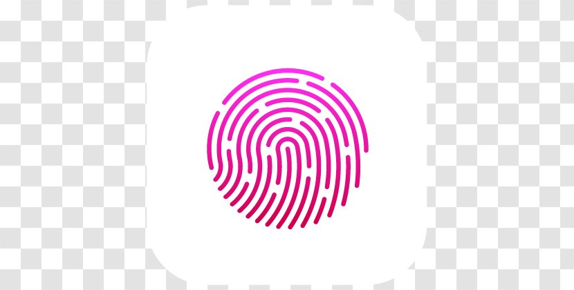 IPod Touch ID Fingerprint Clip Art - Violet - Purple Transparent PNG