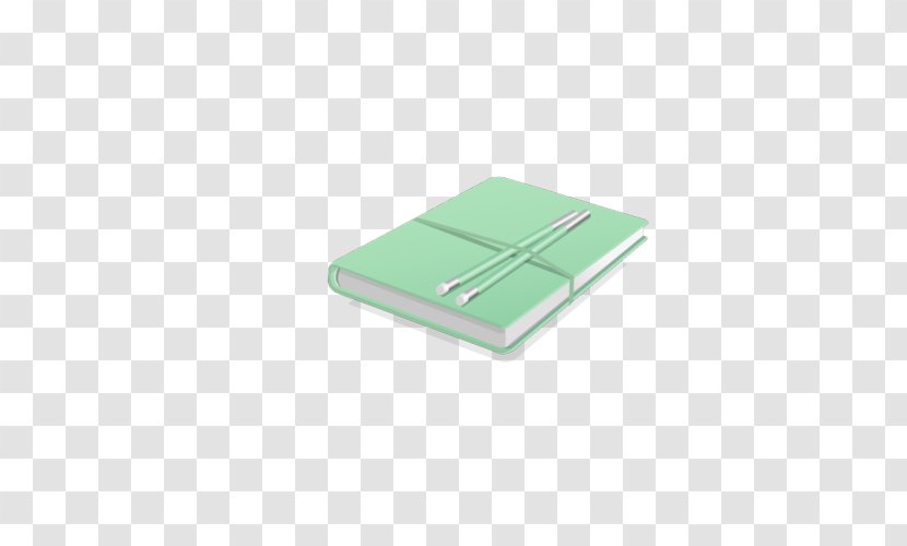 Material Green Pattern - Rectangle - Student Notebook Transparent PNG