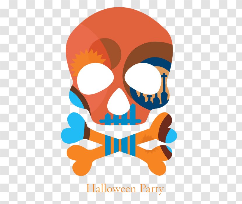 Wedding Invitation Halloween Poster Illustration - Party - Skull Transparent PNG