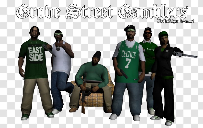 Grand Theft Auto: San Andreas Mod T-shirt Trolencio911 - Brand - Younger Looking Skin Transparent PNG