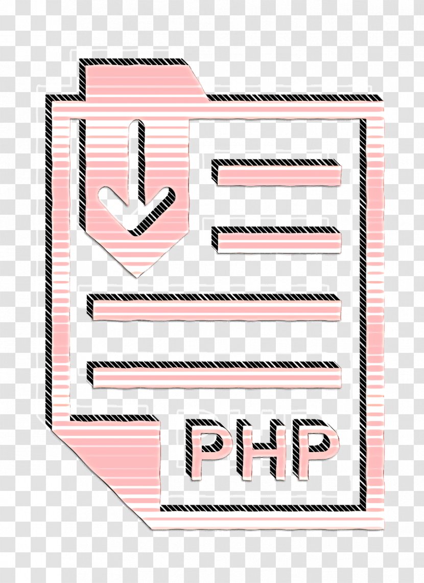 Document Icon Extension File - Php - Pink Transparent PNG