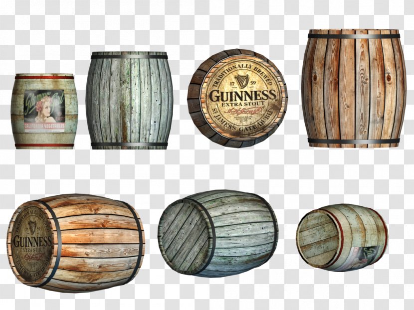 Barrel Wine Stock Oak - Watercolor - Rock Band Transparent PNG