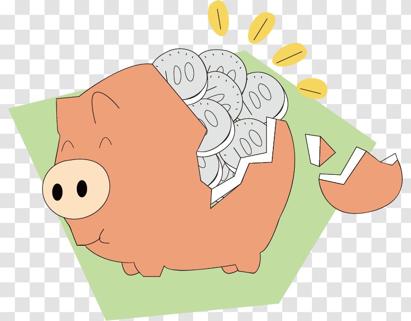 Piggy Bank Coin - Frame Transparent PNG