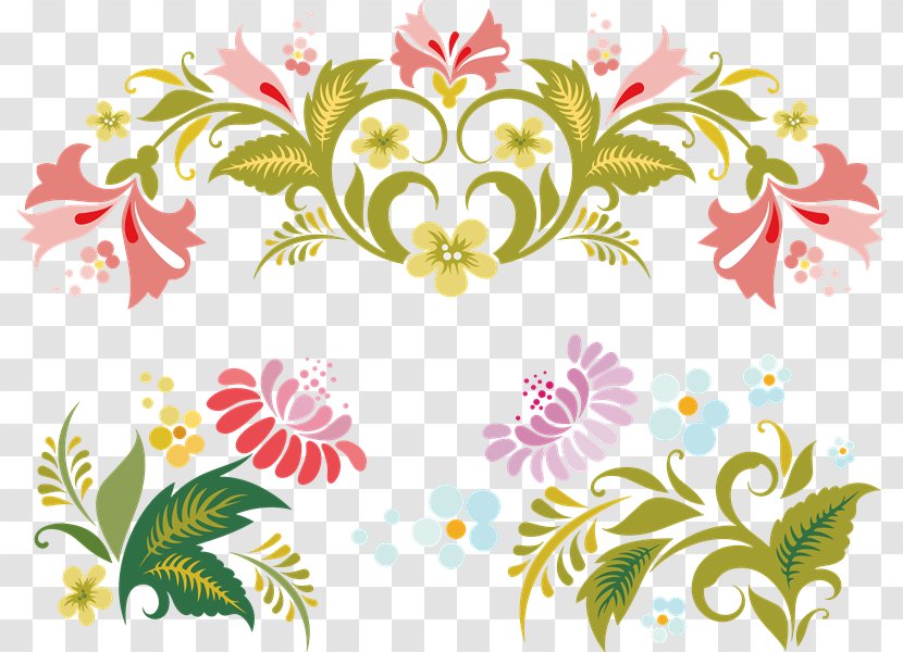Floral Design Visual Arts Clip Art - Floristry - Tri Color Transparent PNG