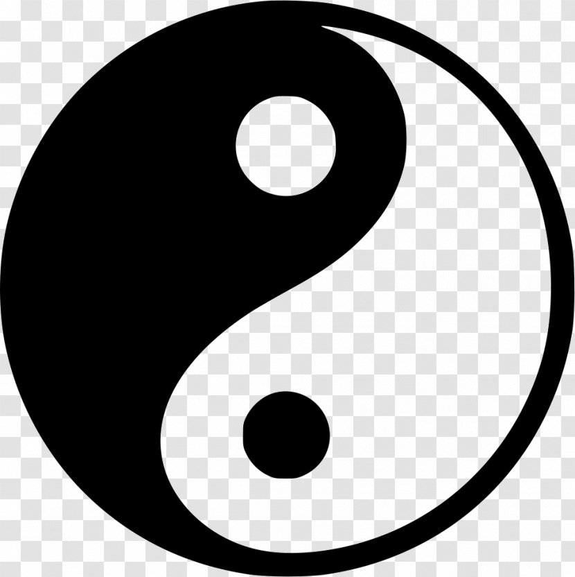 Artist Yin And Yang School - Black White - Ying Transparent PNG