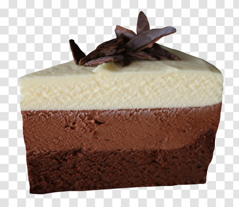 Flourless Chocolate Cake Cupcake Sachertorte - Mousse - Piece Transparent PNG
