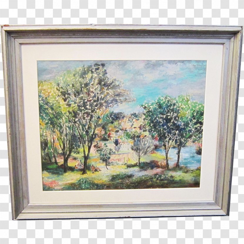 Watercolor Painting Window Picture Frames - Landscape Transparent PNG