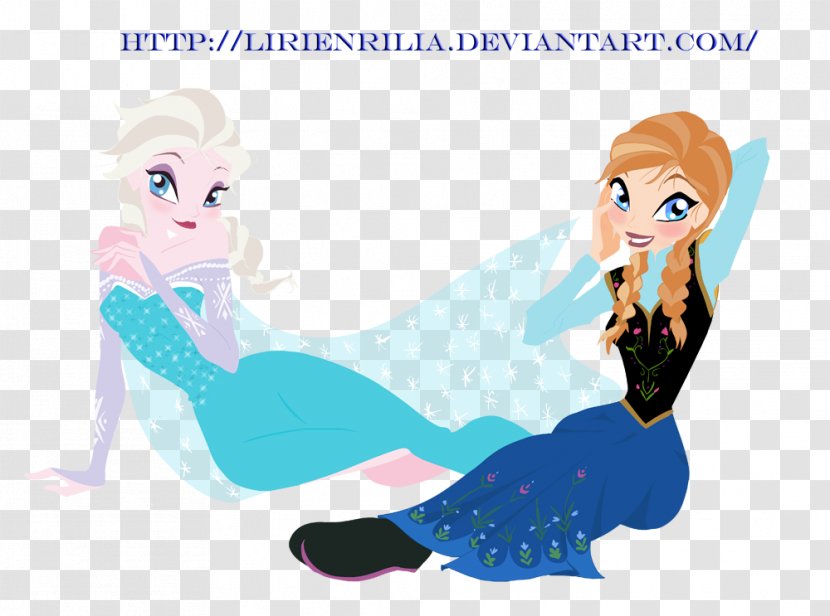 Elsa Anna Olaf Drawing Illustration - Frame Transparent PNG