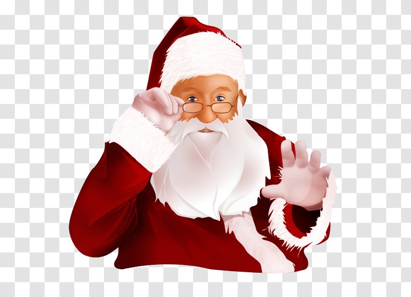 Santa Claus Christmas Gift Sticker Clip Art - Elf - Fat Man Transparent PNG