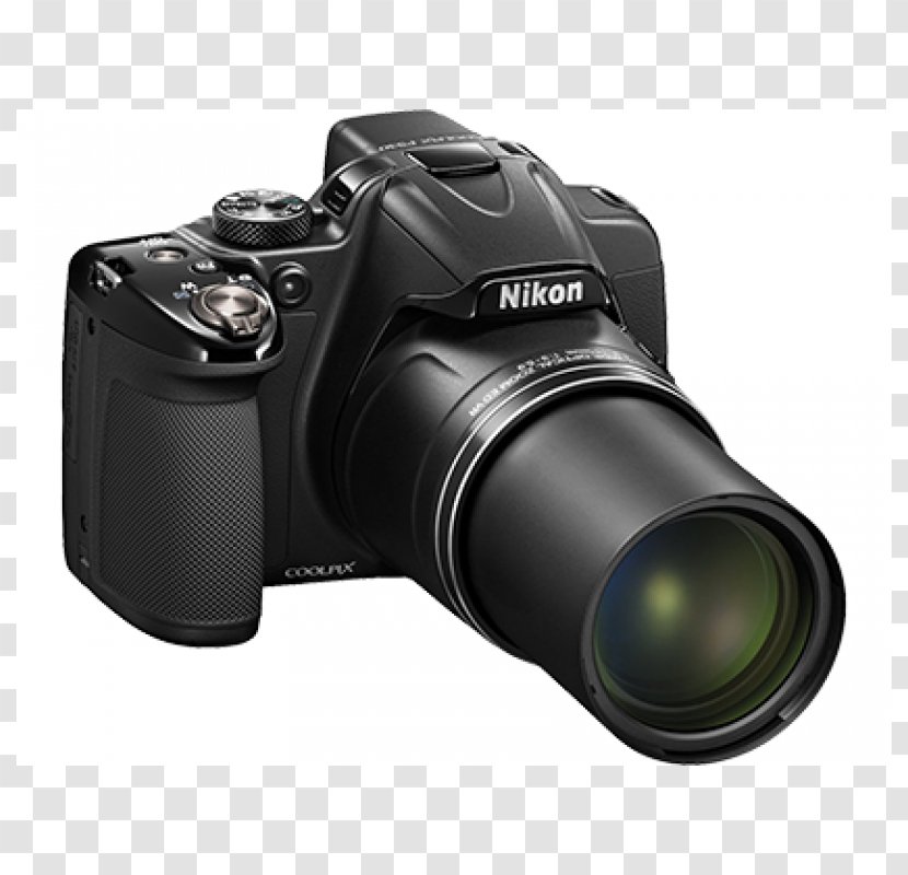 Nikon Coolpix P900 P610 P600 P530 16.1 MP Compact Digital Camera - Lens - 1080pBlackNikon's Transparent PNG