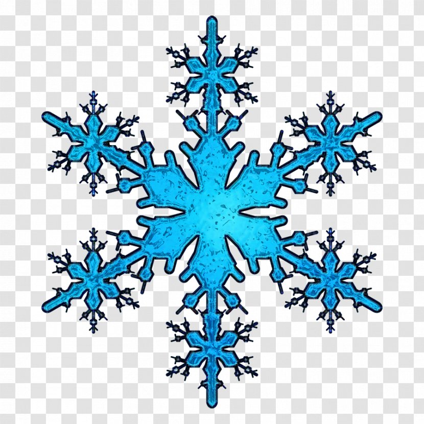 Koch Snowflake Clip Art - Blue Simple Snowflakes Icon Transparent PNG
