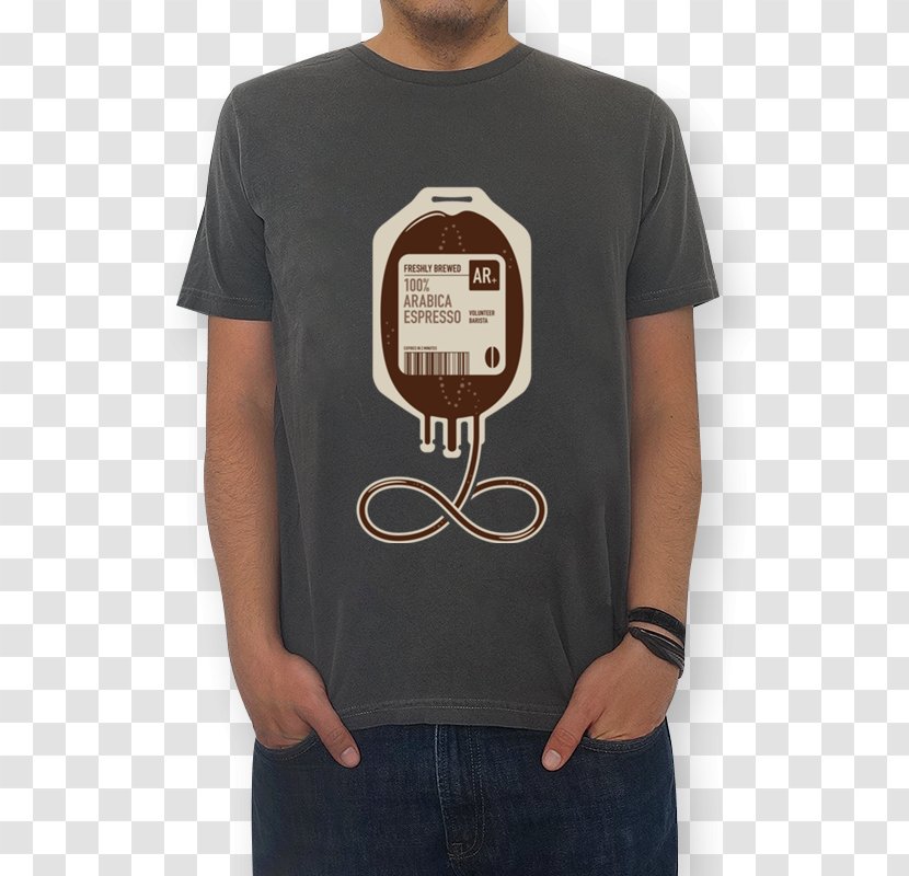 T-shirt Cilada Angular Sleeve - Neck - Kopi Luwak Transparent PNG