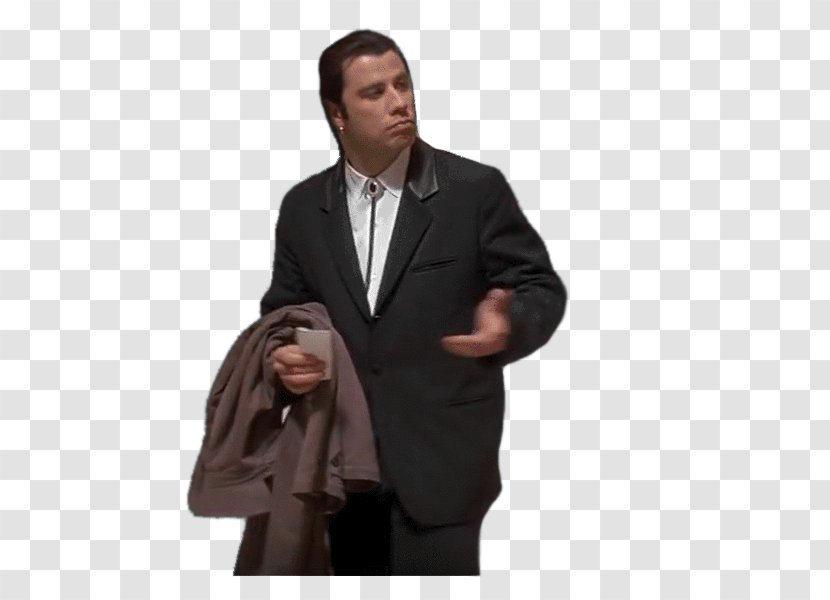 John Travolta Pulp Fiction - Overcoat - Confused Transparent PNG