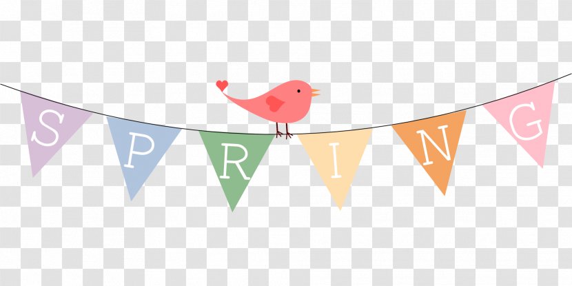 Bird Banner Clip Art - Brand - Spring Transparent PNG