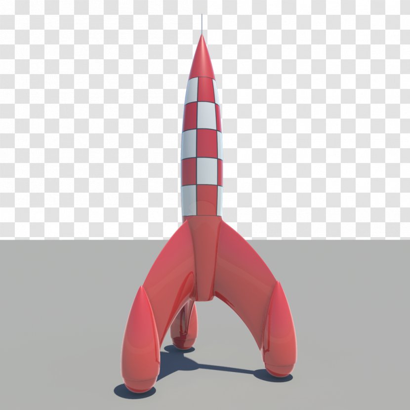 Model Rocket Destination Moon The Adventures Of Tintin 3D Modeling - Das Productions Inc Transparent PNG