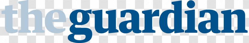 The Guardian Logo Newspaper - Blue Transparent PNG