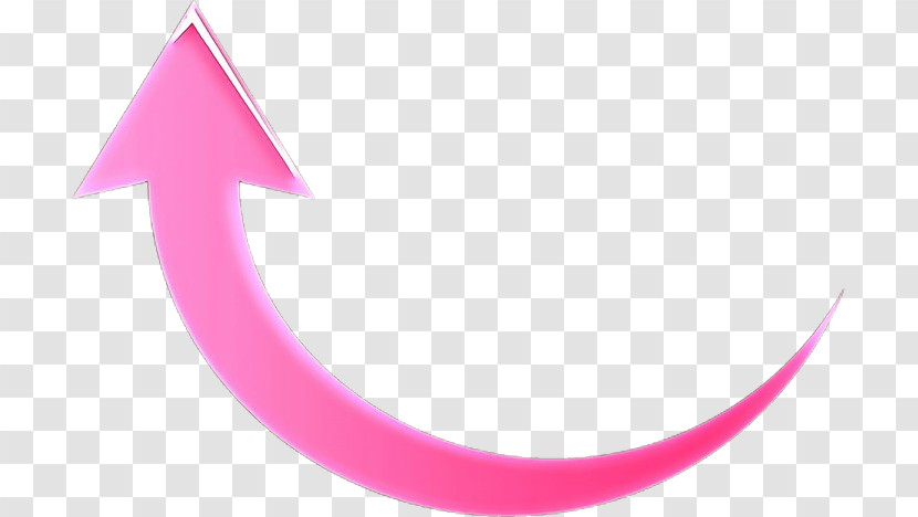 Pink Crescent Magenta Symbol Smile Transparent PNG