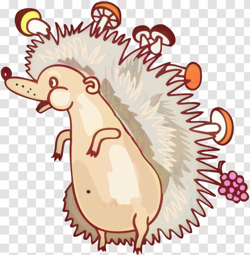 Cartoon Tree - Food - Hedgehog Transparent PNG