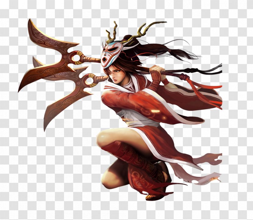 League Of Legends Akali Moon Blood Ionia - Game Transparent PNG