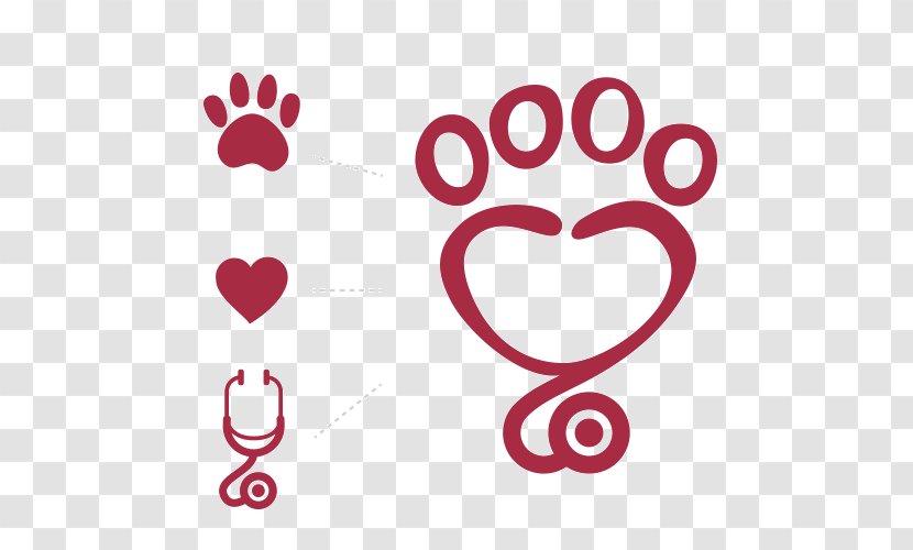 Dog Patas Therapeutas Animal-assisted Therapy Paw Symbol - Silhouette - Heartbeat Transparent PNG