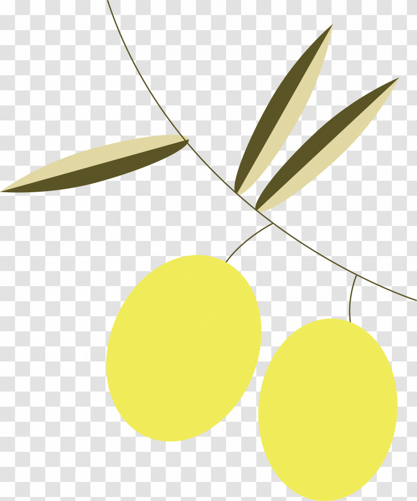 Leaf Yellow Fruit Font Line Transparent PNG