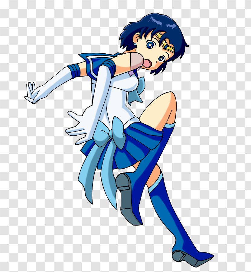 Clothing Homo Sapiens Microsoft Azure Clip Art - Silhouette - Super Sailor Mercury Transparent PNG