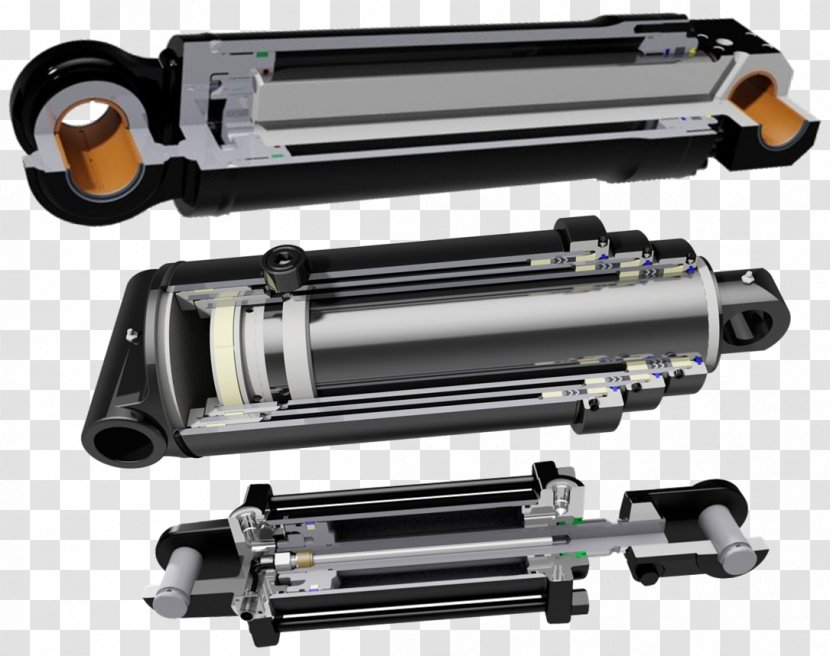 Pneumatic Cylinder Hydraulic Telescopic Piston - Icon Transparent PNG