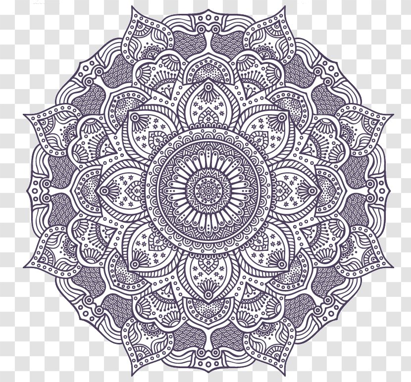 Mandala Drawing Pattern - Doodle - Joe Wicks Transparent PNG