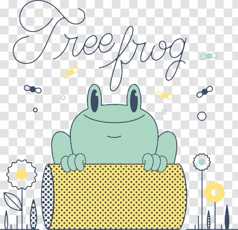 The Frogs Amphibian Illustration - Cartoon Blue Frog Transparent PNG