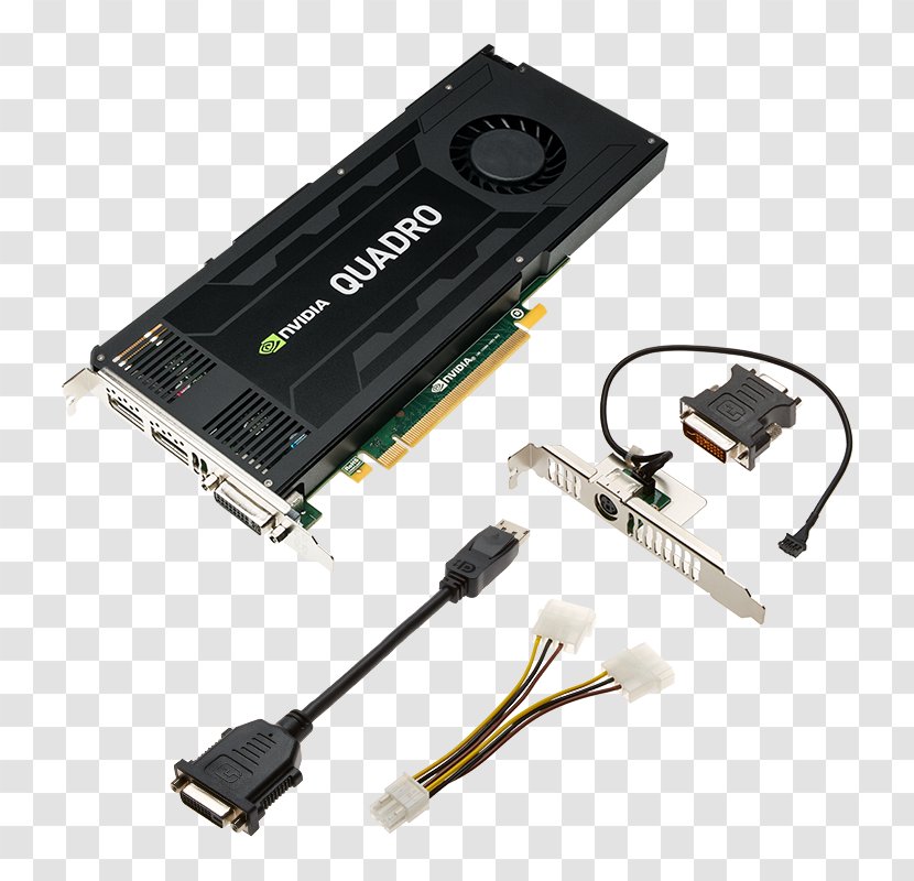 Graphics Cards & Video Adapters NVIDIA Quadro K4200 K4000 GDDR5 SDRAM PCI Express - Nvidia K5200 Transparent PNG