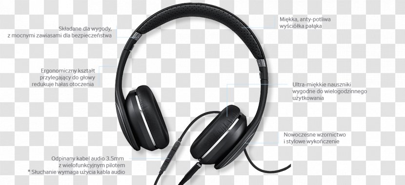 Headphones Samsung Level On Binaural Recording Microphone - Headset Transparent PNG