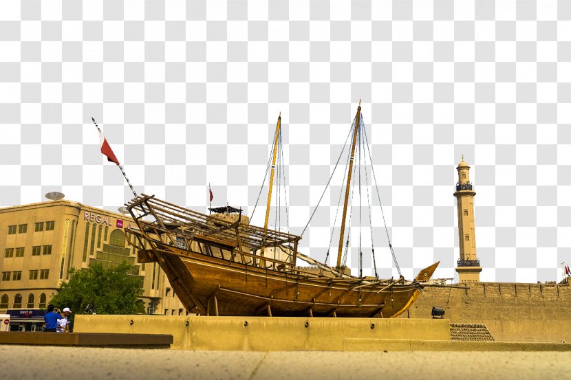 Caravel Ship Icon - Watercraft - Dubai Landscape Pictures Transparent PNG