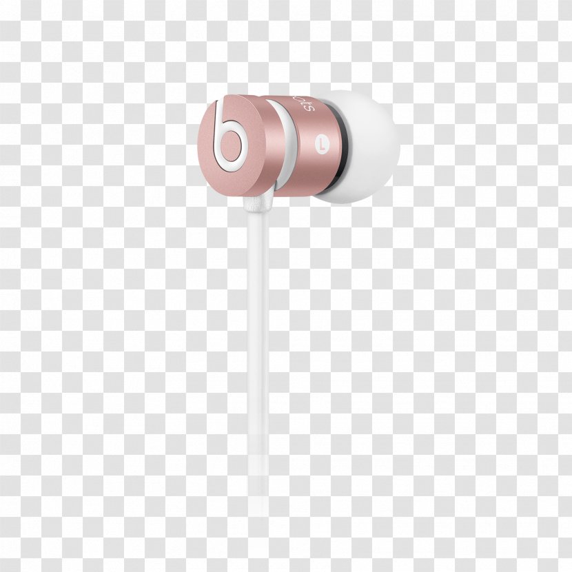 Headphones Audio Beats Electronics - Rose Gold Transparent PNG