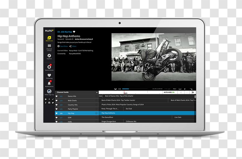 Pluto TV Television Streaming Media Cord-cutting Hulu - Brand Transparent PNG