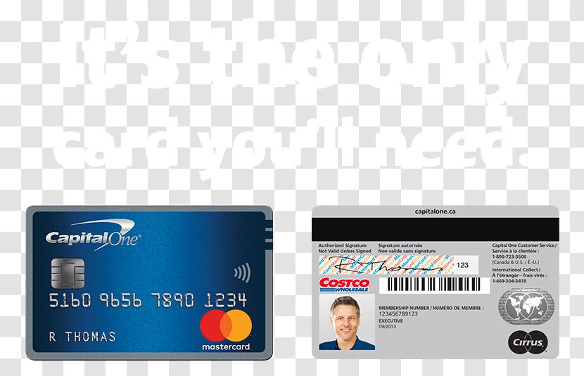 Costco Wholesale Canada Ltd Capital One MasterCard - Mastercard Transparent PNG