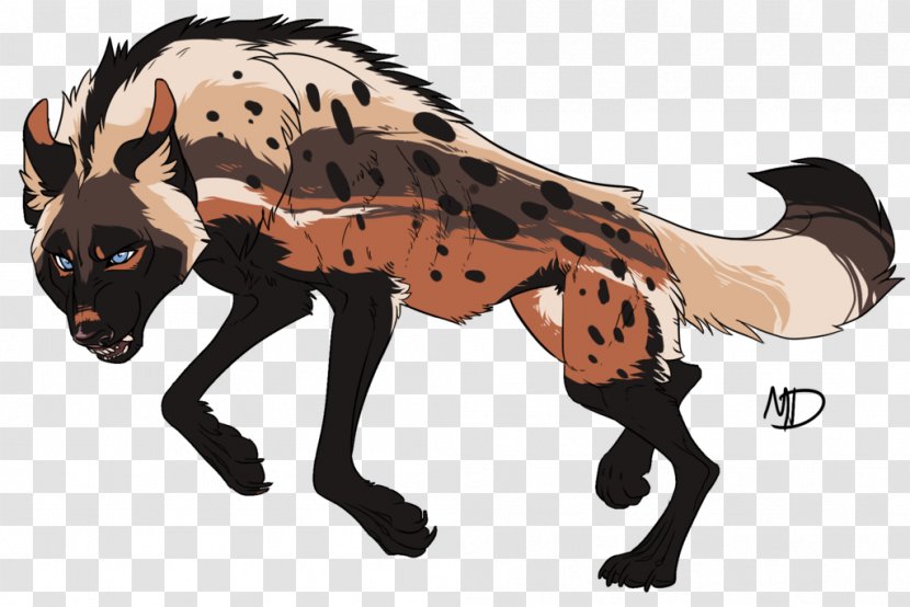 Striped Hyena Wildlife Drawing Spotted - Animal Transparent PNG