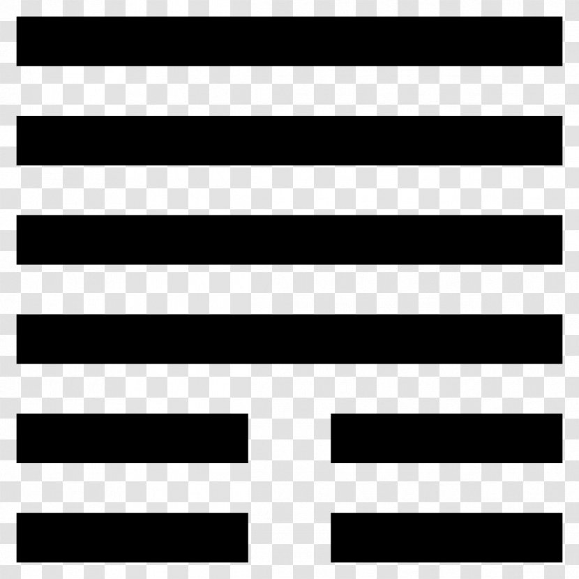 I Ching Yijing Hexagram Symbols Lí Feng Shui - White Transparent PNG