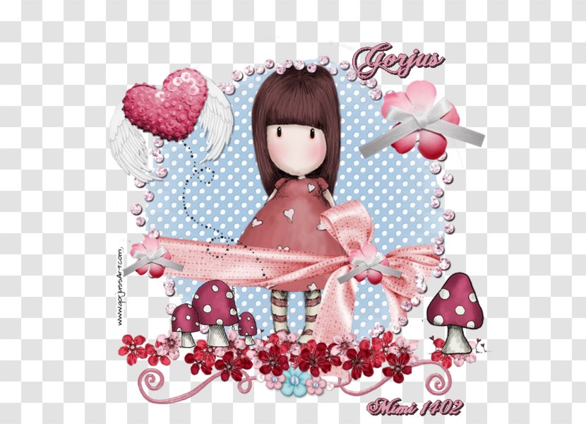 Pink M Valentine's Day Doll Clip Art Transparent PNG