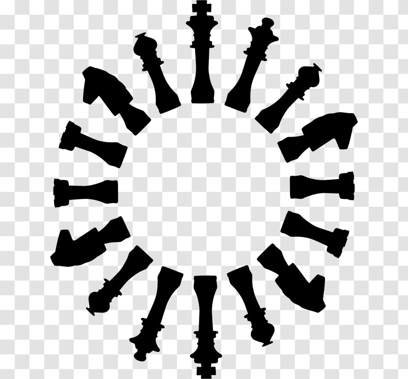 Chess Piece King Pawn White And Black In - Tree Transparent PNG