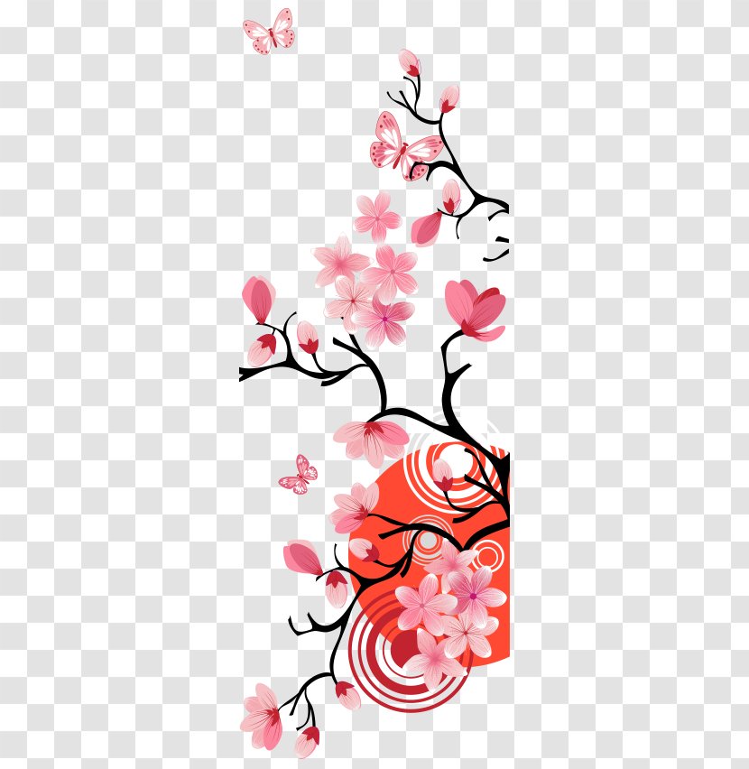 Culture Of Japan Graphic Arts - Vector Japanese Pattern Pink Transparent PNG