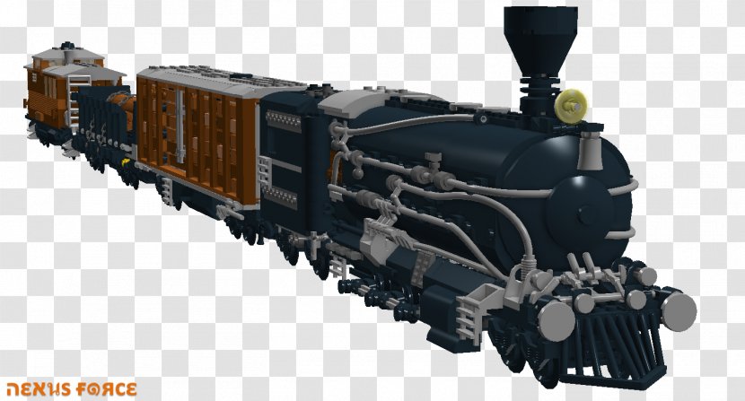 Train Rail Transport Steam Locomotive LEGO - Legoland - Engine Transparent PNG