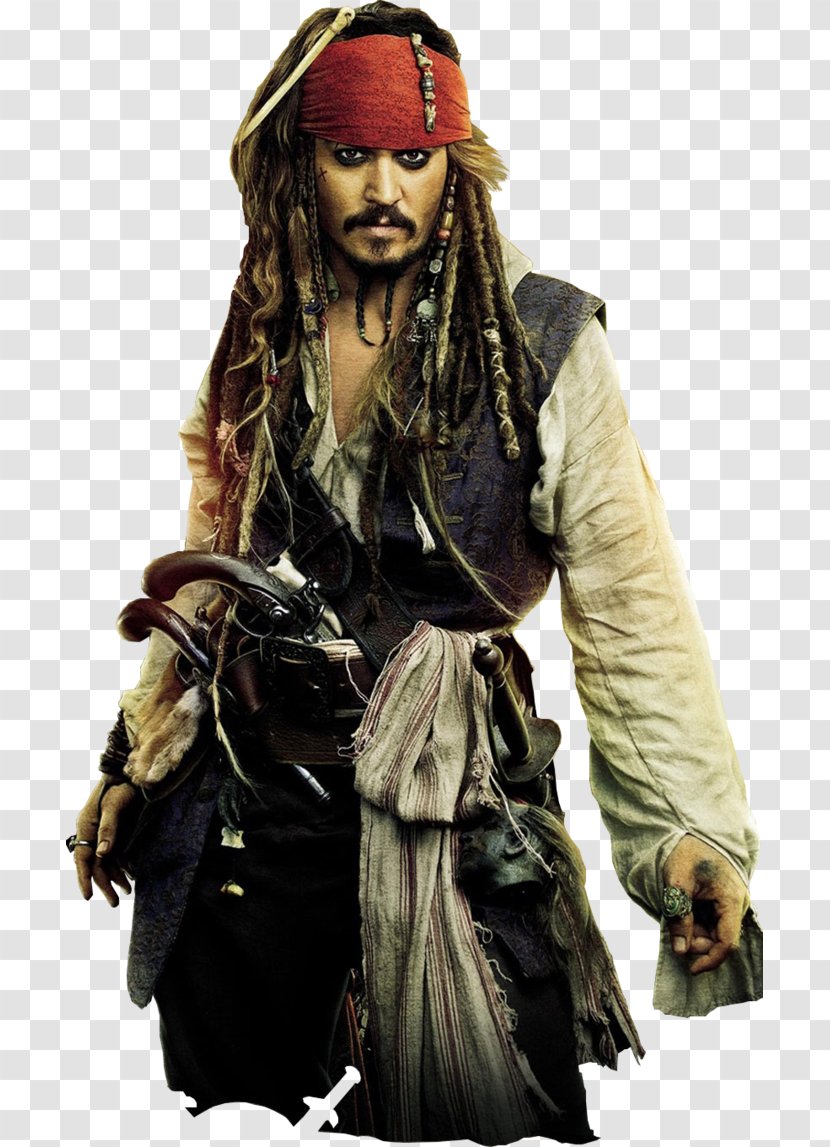 Jack Sparrow Pirates Of The Caribbean: Dead Men Tell No Tales Johnny Depp Piracy - Caribbean Photos Transparent PNG
